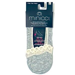 Minicci Women's Grey Non-Slip Socks